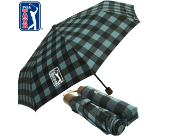 PGA 3단수동 체스블루 우산
