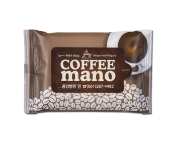 커피 브라운 (유광)물향기 물티슈 10매