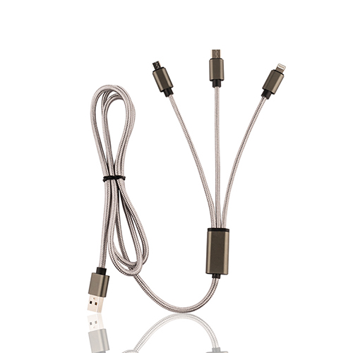 플라이토 3in1 USB 멀티 고속 충전 케이블 [특판상품]