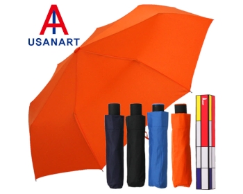 우산아트 3단 폰지컬러 우산
