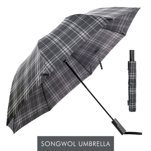 송월우산 SW 2단우산 모던체크 우산