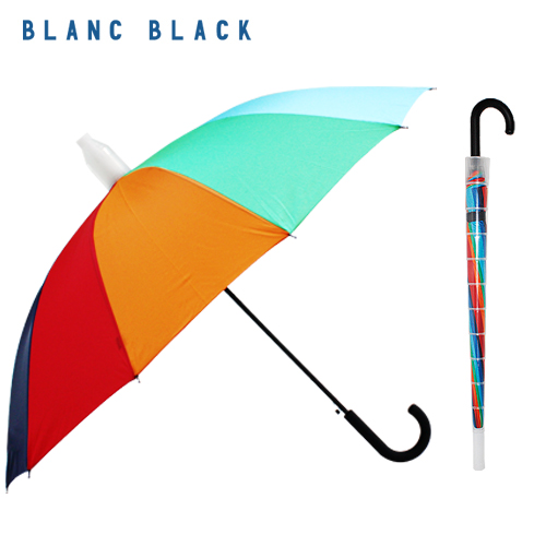 블랑블랙 60 자바라 무지개 우산