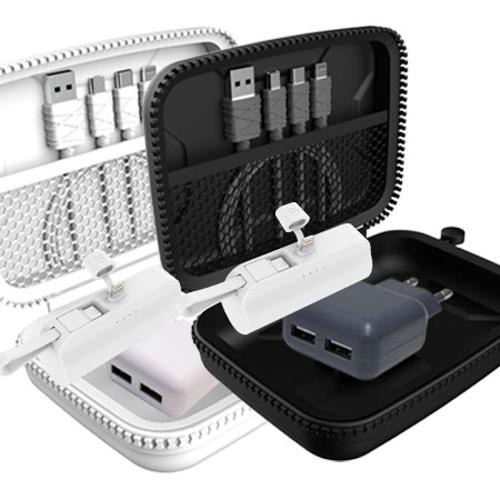 팝폰 여행용 충전기 보조배터리 선물세트 CS06-4