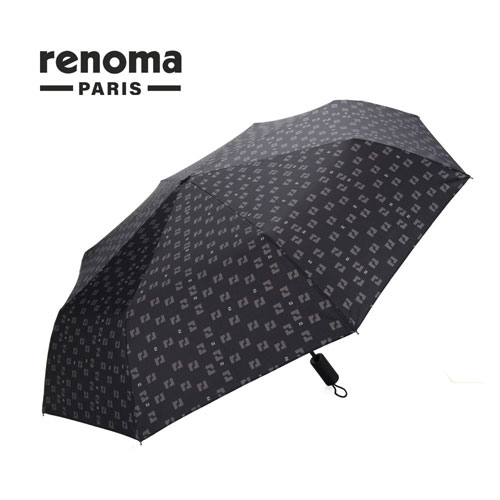 renoma 3단 완자동 로고플레이 우산