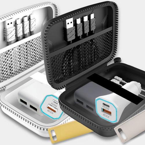 팝폰 USB 휴대폰 충전기 선물세트 CS07-1