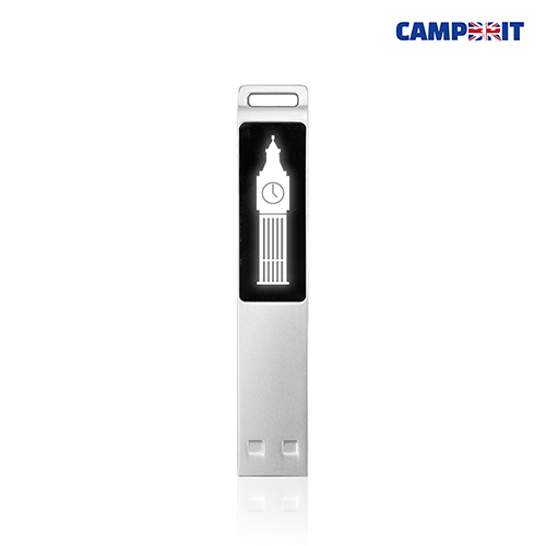 [캠브리트] EU250 빅벤 LED USB2.0 USB메모리 (8GB / 64GB) White Light