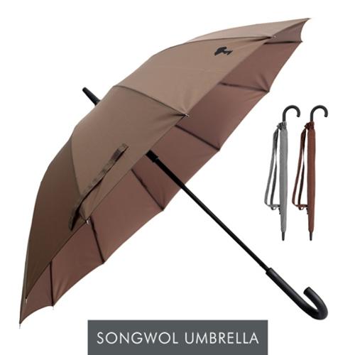 송월우산 스누피 장 블랙포인트 곡자60 장우산