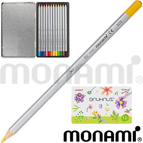 모나미 바우하우스 색연필12색세트