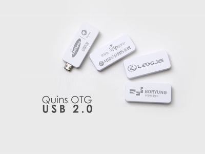 QU-OTG 화이트 USB (8~64GB) [특판상품]