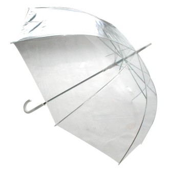투명 무지 흰색 비닐우산 고급형