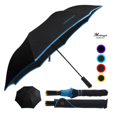 미켈란젤로 2단폰지칼라엠보 우산