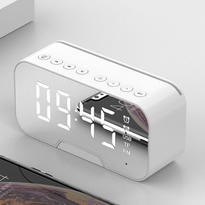 [비빅스] BW01 시계+블루투스스피커+라디오+알람+거치대+거울 일체형