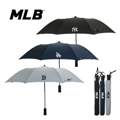 MLB 2단자동 폰지무지 우산 58cm [특판상품]
