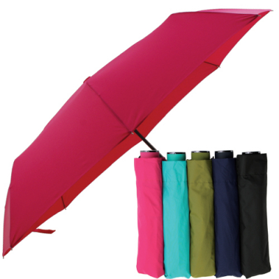 쉘브르 3단폰지무지 우산